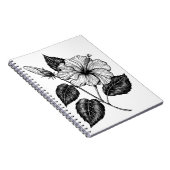 Hibiscus flower II Notitieboek (Rechterzijde)