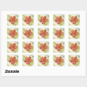 Hibiscus Flower Stickers (Vel)