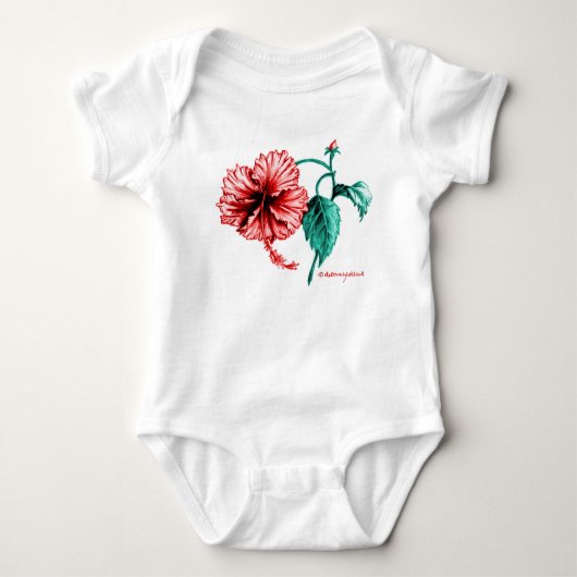 Hibiscus Flower TShirt (Voorkant)