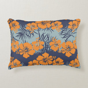 Hibiscus Flowers: bloembehang Accent Kussen