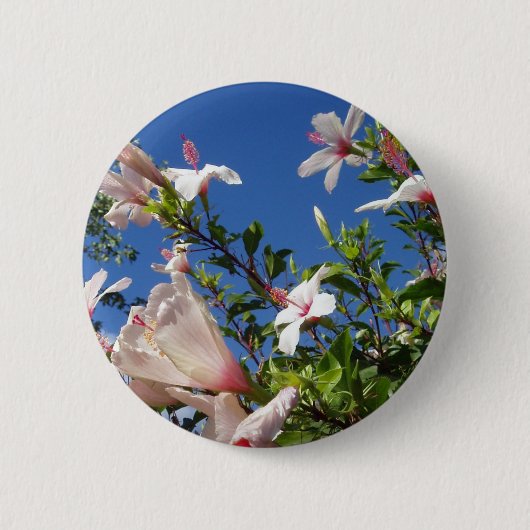 Hibiscus Flowers Button (Voorkant)