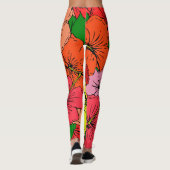 Hibiscus Flowers Leggings (Achterkant)