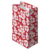 Hibiscus Flowers Pattern Klein Cadeauzakje (Voorkant Gekanteld)