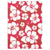 Hibiscus Flowers Pattern Klembord (Achterkant)