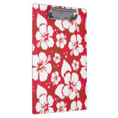 Hibiscus Flowers Pattern Klembord (Rechts)