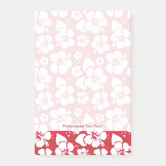 Hibiscus Flowers Pattern Post-it® Notes (Voorkant)