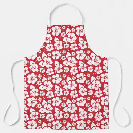 Hibiscus Flowers Pattern Schort (Voorkant)