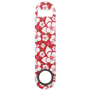 Hibiscus Flowers Pattern Speed Flessenopener