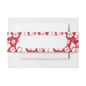 Hibiscus Flowers Pattern Uitnodigingen Wikkel (Voorkant Voorbeeld)