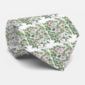  Hibiscus Flowers van Basilius Besler Stropdas (Opgerold)