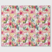 Hibiscus Garden Cadeaupapier (Vlak)