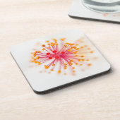 Hibiscus Hard Plastic Onderzetters (set van 6) (Linkerzijde)