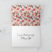 Hibiscus - Hartelijk dank Kaart (Binnen)