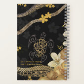 Hibiscus hawaïens et Carnet de fusion de tapa (Verso)