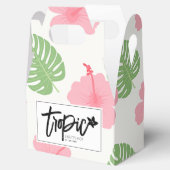 Hibiscus hawaiiaanse aloha print bedankdoosjes (Geopend)