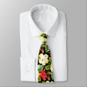 Hibiscus Hawaiian Tropische Floral Stropdas (Gebonden)