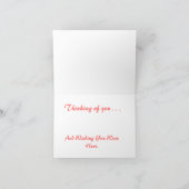 Hibiscus houdt van  Wenskaart Kaart (Binnen)