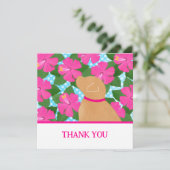 Hibiscus Island Yellow Dog Merci Cartes (Debout devant)