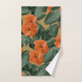 Hibiscus Jungle Rêve Feuille #3 #tropical #décorat (Serviette à main)
