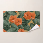 Hibiscus Jungle Rêve Feuille #3 #tropical #décorat (Serviette à main)