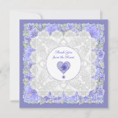 Hibiscus & kant BLAUW (Voorkant)