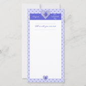 Hibiscus & kant BLAUW (Voorkant)