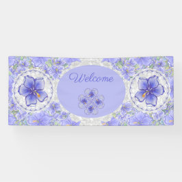 Hibiscus & kant BLAUW Spandoek