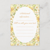 Hibiscus & kant GEEL Informatiekaartje (Achterkant)