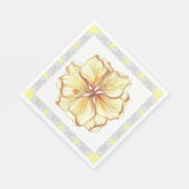 Hibiscus & kant GEEL Servet (Hoek)