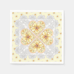 Hibiscus & kant GEEL Servet