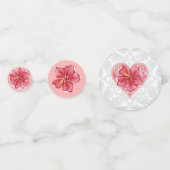 Hibiscus & kant ROOD Confetti (Voorkanten)