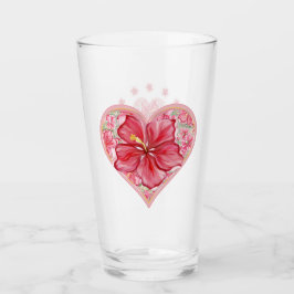 Hibiscus & kant ROOD Glas
