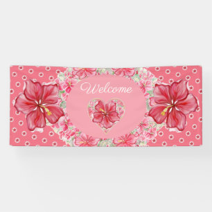 Hibiscus & kant ROOD Spandoek