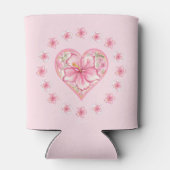 Hibiscus & kant ROZE Blikjeskoeler (Achterkant)