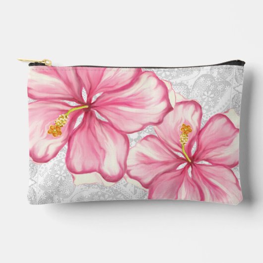 Hibiscus & kant ROZE Etui (Voorkant)