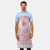 Hibiscus & kant ROZE Schort (Gedragen)