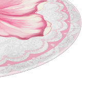 Hibiscus & kant ROZE Snijplank (Hoek)