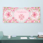 Hibiscus & kant ROZE Spandoek (Beurs)