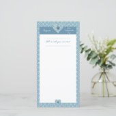 Hibiscus & kant TURQUOISE (Staand voorkant)