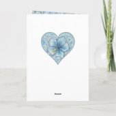 Hibiscus & kant TURQUOISE (Achterkant)