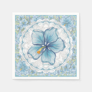 Hibiscus & kant TURQUOISE Servet