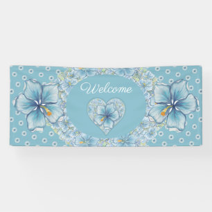 Hibiscus & kant TURQUOISE Spandoek