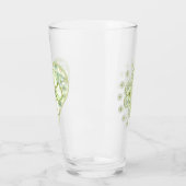 Hibiscus & kant WIT Glas (Links)