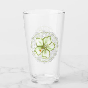 Hibiscus & kant WIT Glas