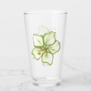 Hibiscus & kant WIT Glas