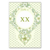 Hibiscus & kant WIT Kaart (Achterkant)