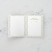 Hibiscus & kant WIT Notitiekaartje (Binnen)