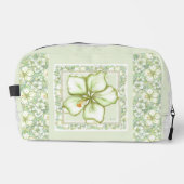 Hibiscus & kant WIT Toilettasje (Voorkant)