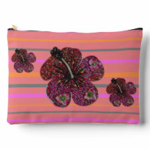 Hibiscus kralen mozaïek Hor. Strepen Accessoire Ta