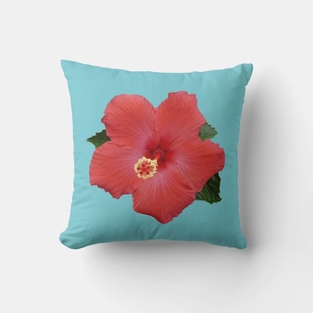 Hibiscus Kussen (Voorkant)